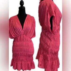 Elegant Pink Women's Dress